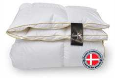 Helårsdyne dobbelt dyne - 200x220cm - 100% Moskusdun - Dansk produceret og allergivenlig dyne - Limited edition 